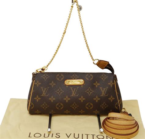 louis vuitton eva pochette monogram canvas bag